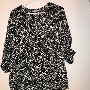 Dalia Heart flowy blouse